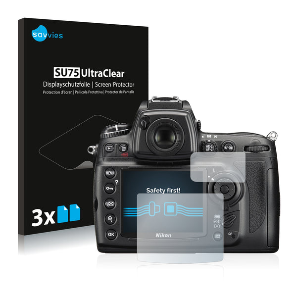 6x Savvies SU75 Screen Protector for Nikon D700