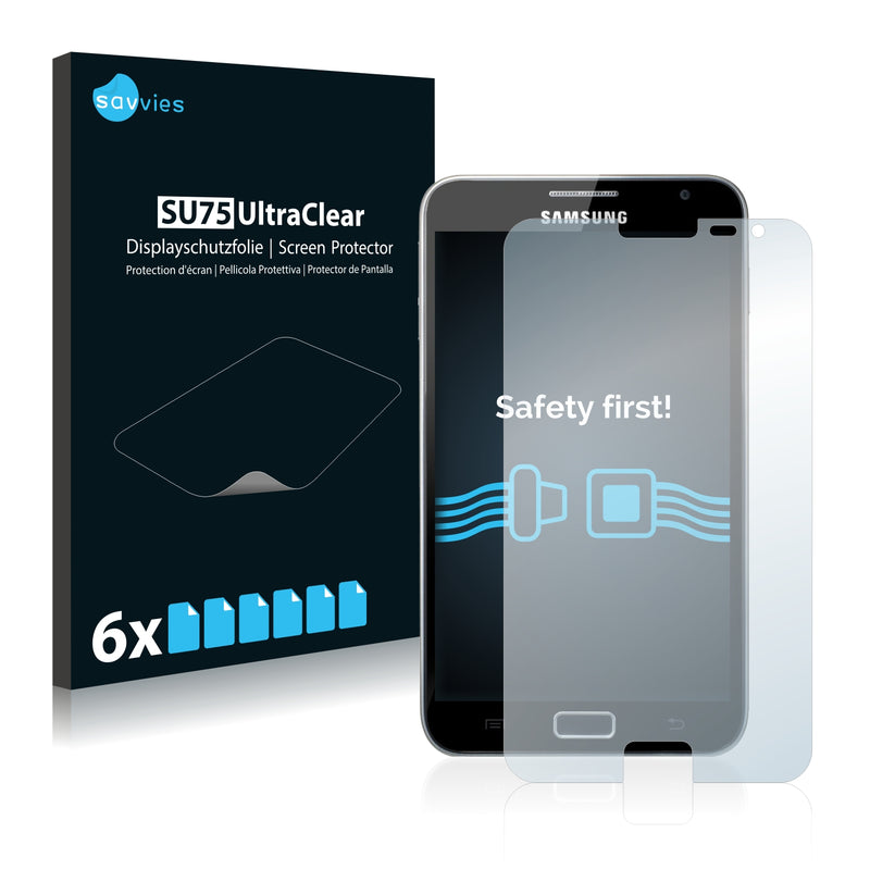 6x Savvies SU75 Screen Protector for Samsung Galaxy Note N7000