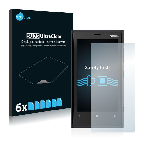 6x Savvies SU75 Screen Protector for Nokia Lumia 920