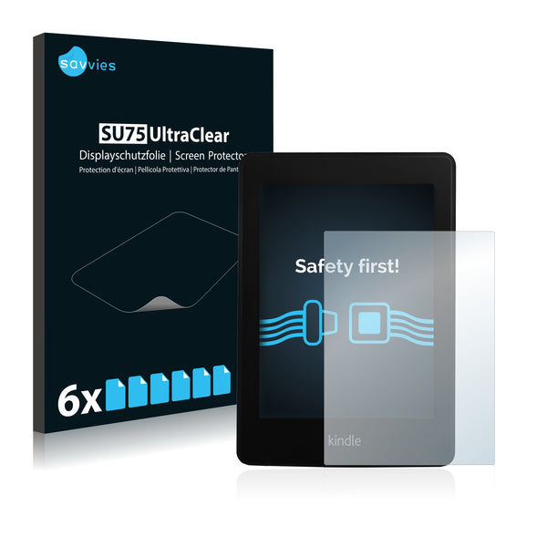 6x Savvies SU75 Screen Protector for Amazon Kindle Paperwhite 2013