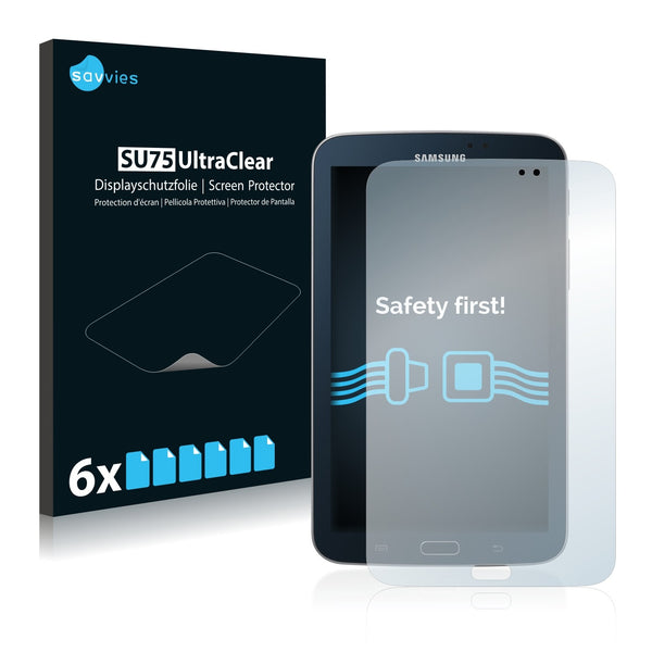 6x Savvies SU75 Screen Protector for Samsung Galaxy Tab 3 (7.0) WiFi SM-T210