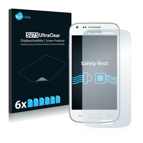 6x Savvies SU75 Screen Protector for Samsung Galaxy Core Plus G350