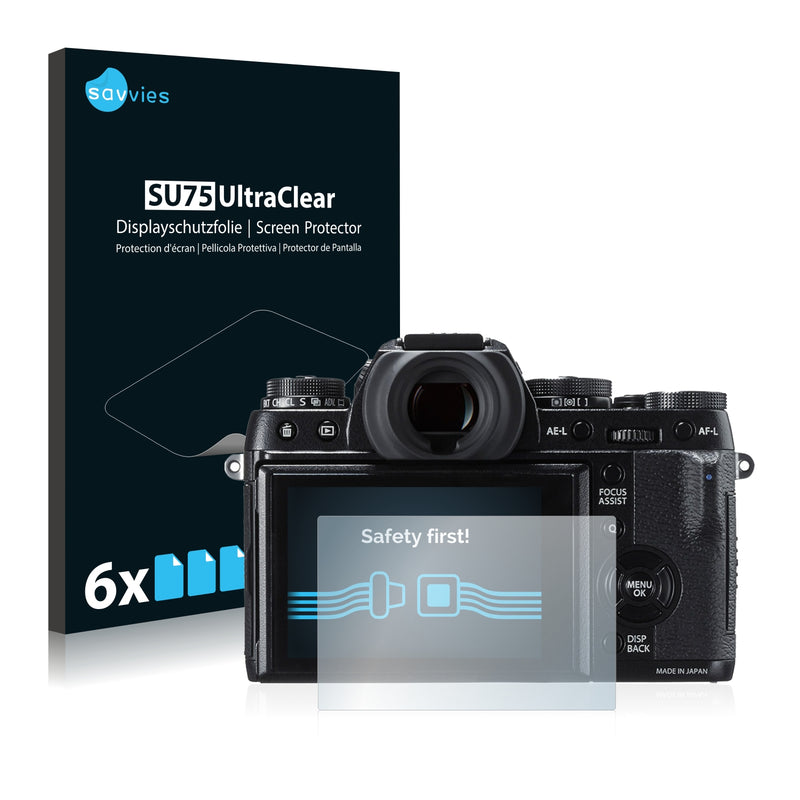 6x Savvies SU75 Screen Protector for FujiFilm X-T1