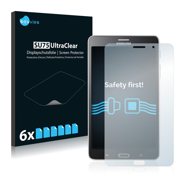 6x Savvies SU75 Screen Protector for Samsung Galaxy Tab 4 (7.0) 3G SM-T231