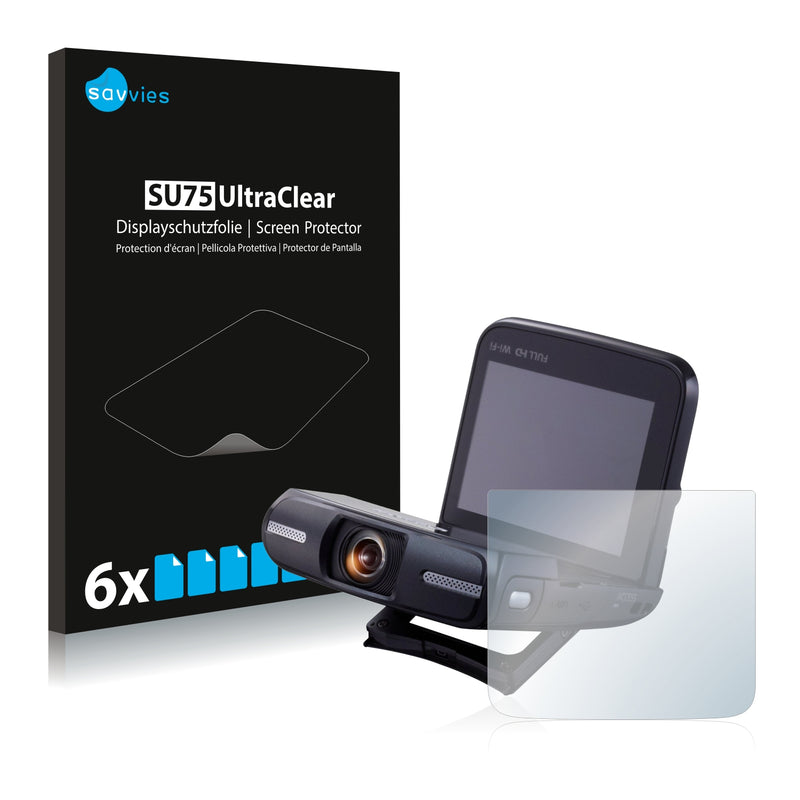 6x Savvies SU75 Screen Protector for Canon Legria Mini