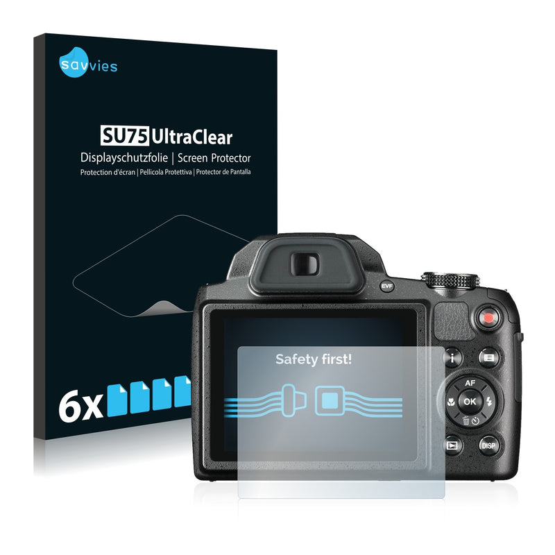 6x Savvies SU75 Screen Protector for Pentax XG-1