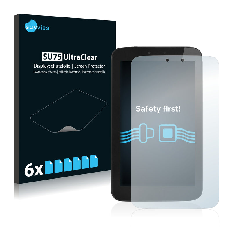 6x Savvies SU75 Screen Protector for Alcatel One Touch Pop 7S