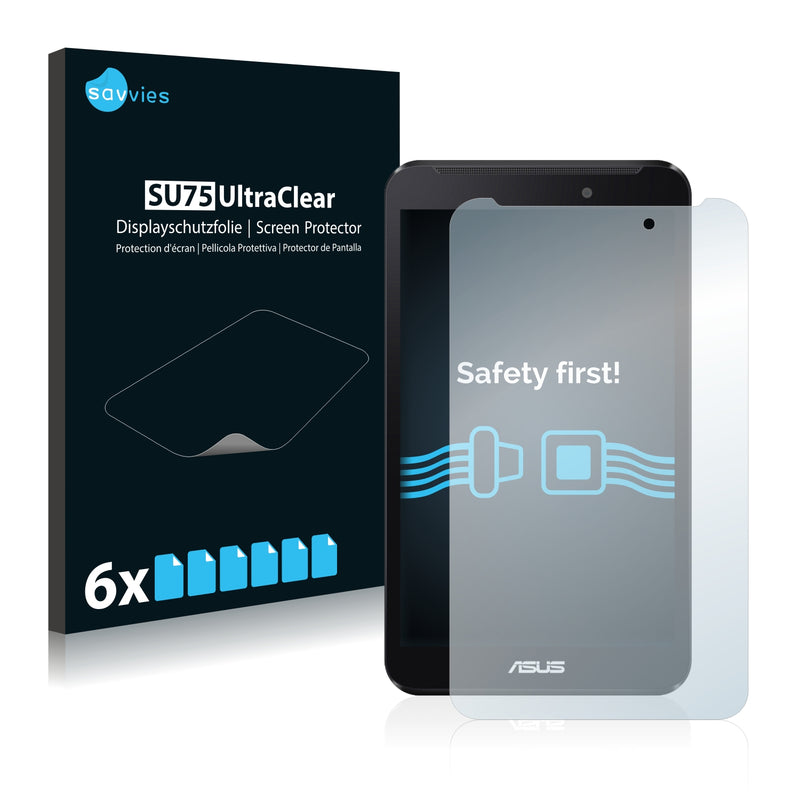 6x Savvies SU75 Screen Protector for Asus MeMo Pad 7 ME70C