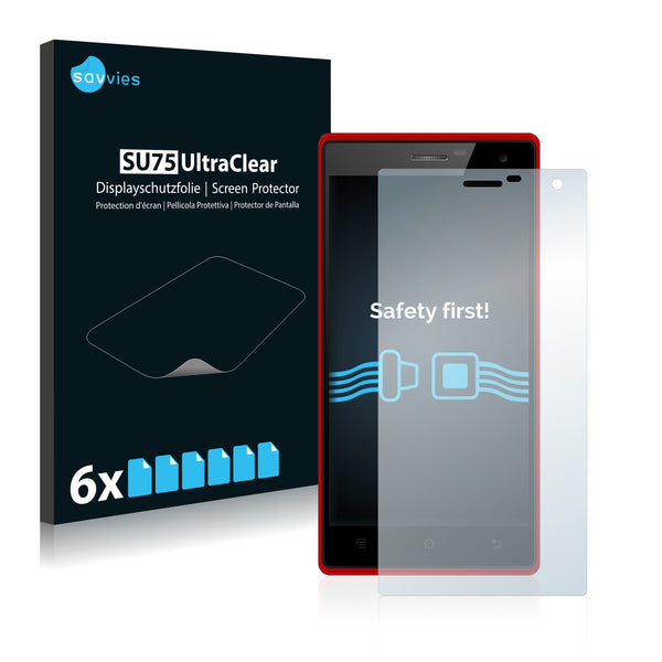 6x Savvies SU75 Screen Protector for Haier HaierPhone W861