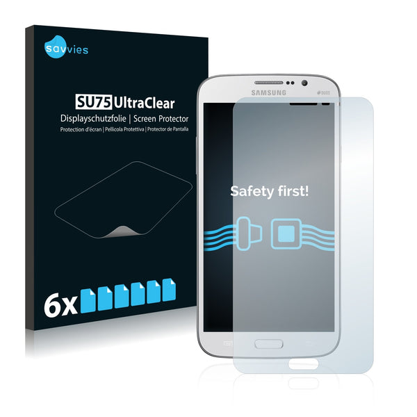 6x Savvies SU75 Screen Protector for Samsung Galaxy Mega 2