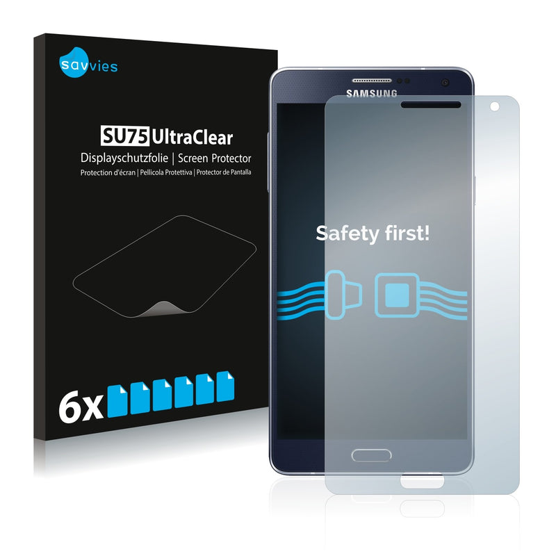 6x Savvies SU75 Screen Protector for Samsung Galaxy A7 2015