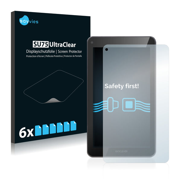 6x Savvies SU75 Screen Protector for GoClever Insignia 700 Pro