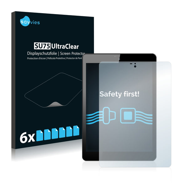 6x Savvies SU75 Screen Protector for Odys Connect 8+