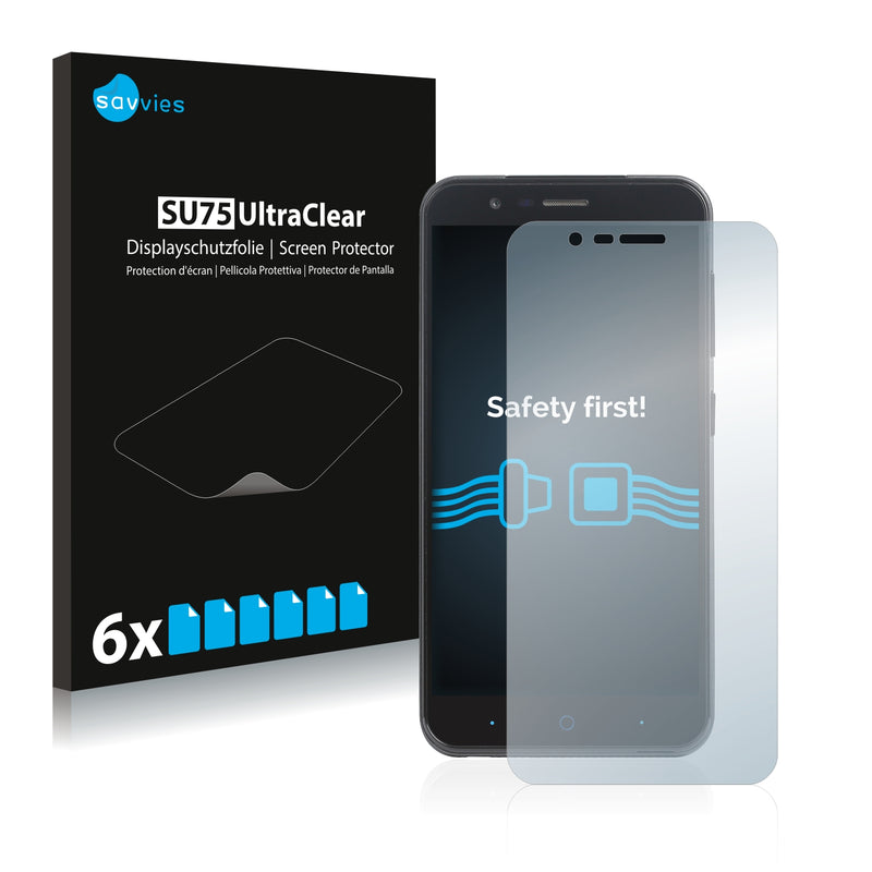 6x Savvies SU75 Screen Protector for Elephone P4000