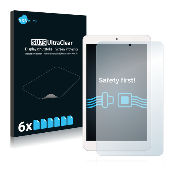 6x Savvies SU75 Screen Protector for Allview Viva Q8 Pro