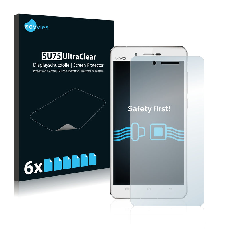 6x Savvies SU75 Screen Protector for Vivo X5 Max