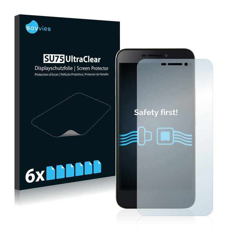 6x Savvies SU75 Screen Protector for Kolina K100+ V6