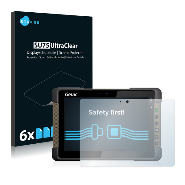 6x Savvies SU75 Screen Protector for Getac T800