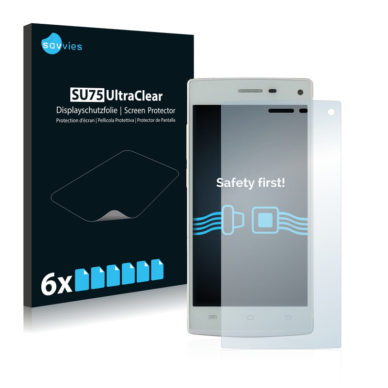 6x Savvies SU75 Screen Protector for Mlais M9