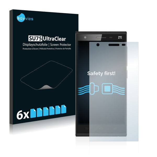 6x Savvies SU75 Screen Protector for ZTE G720C