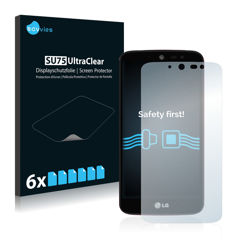 6x Savvies SU75 Screen Protector for LG AKA