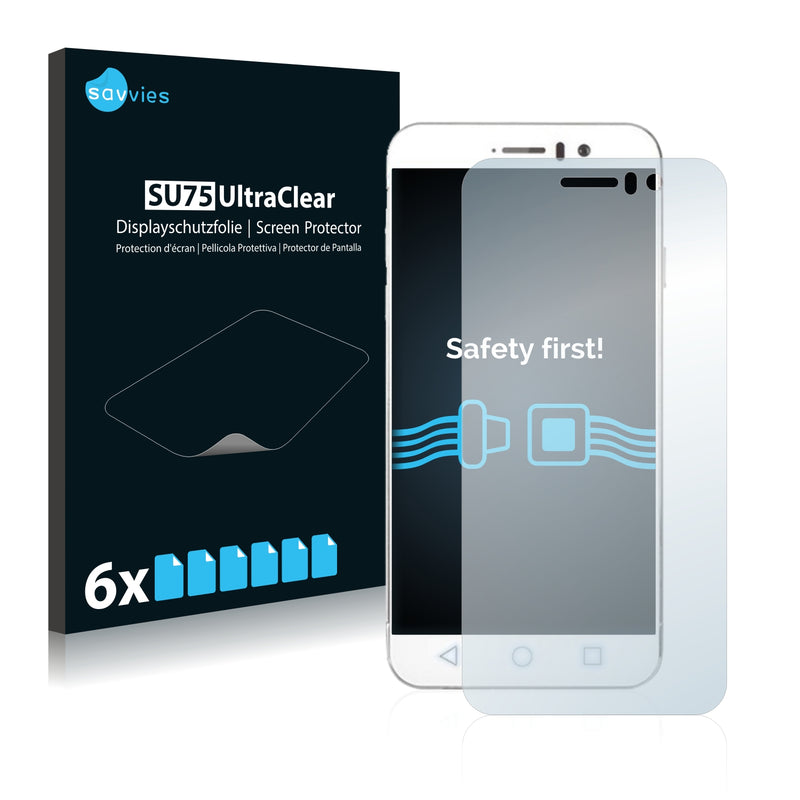 6x Savvies SU75 Screen Protector for Jiayu S4