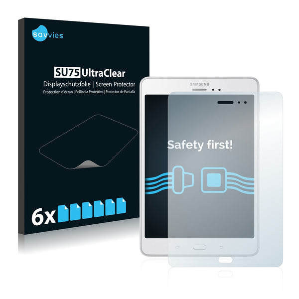 6x Savvies SU75 Screen Protector for Samsung Galaxy Tab A 8.0 LTE SM-T355