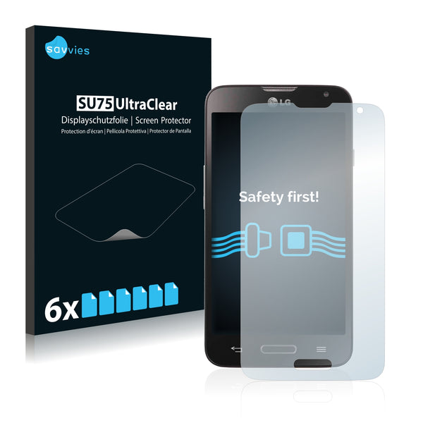 6x Savvies SU75 Screen Protector for LG Ultimate 2