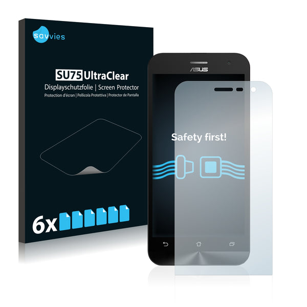 6x Savvies SU75 Screen Protector for Asus ZenFone 2E