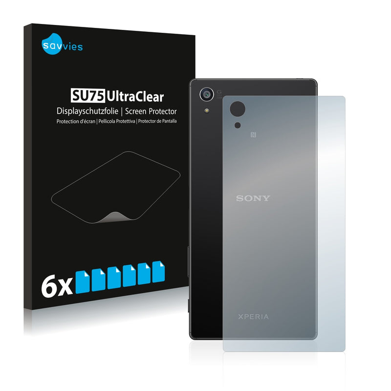 6x Savvies SU75 Screen Protector for Sony Xperia Z5 Premium (Back)