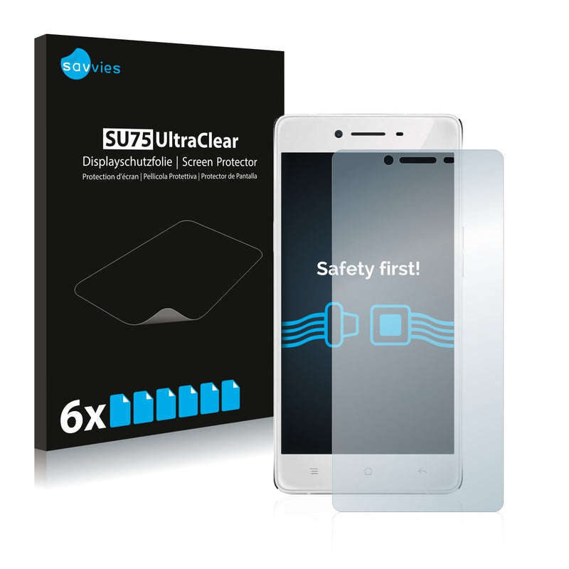 6x Savvies SU75 Screen Protector for Oppo R7 Lite