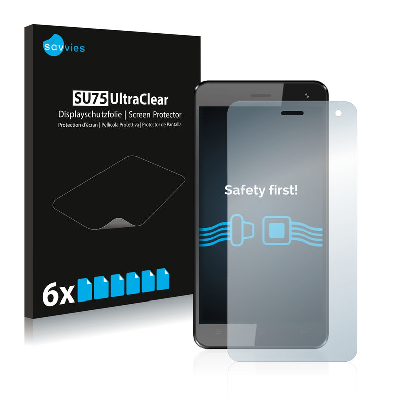 6x Savvies SU75 Screen Protector for Haier HaierPhone G31