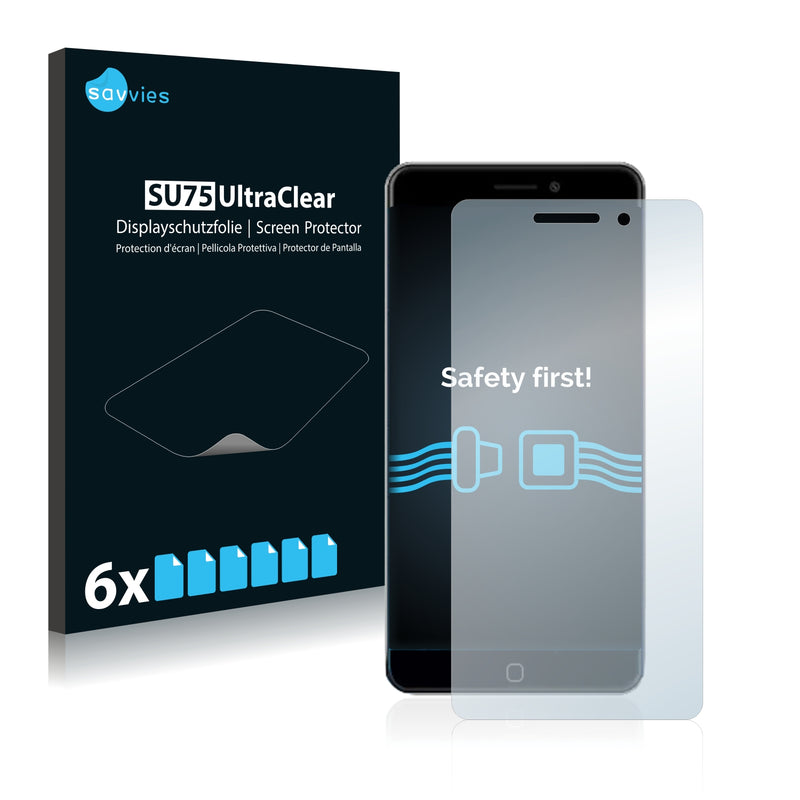 6x Savvies SU75 Screen Protector for Elephone P9000