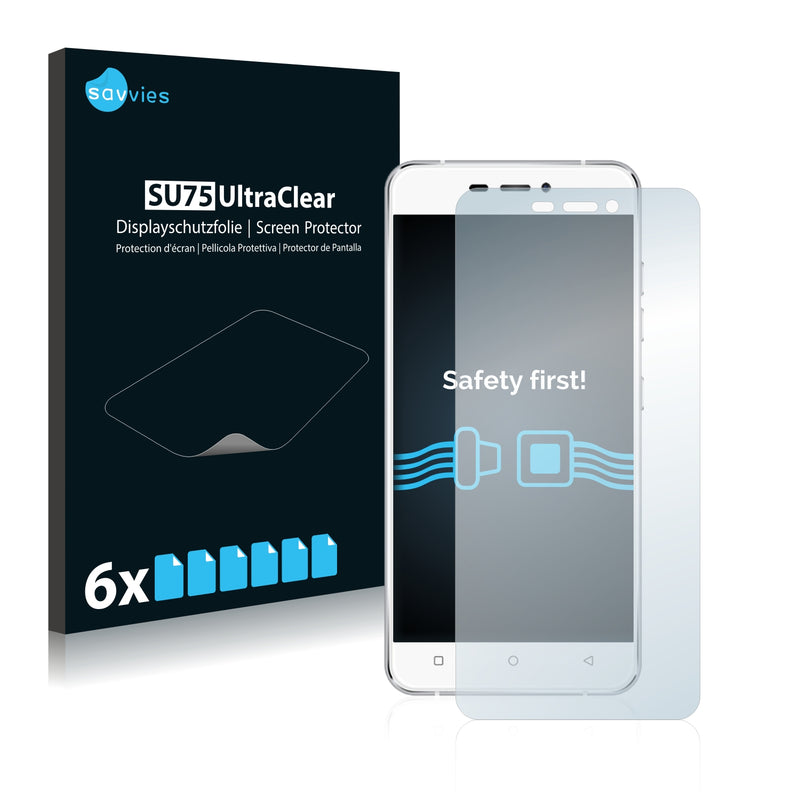 6x Savvies SU75 Screen Protector for IUNI N1