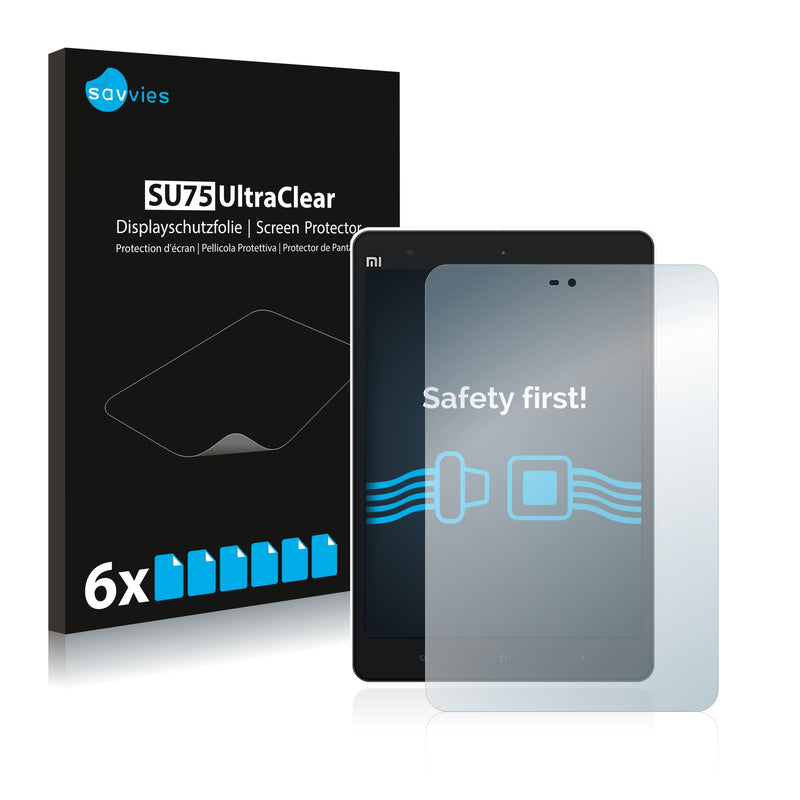 6x Savvies SU75 Screen Protector for Xiaomi Mi Pad 2