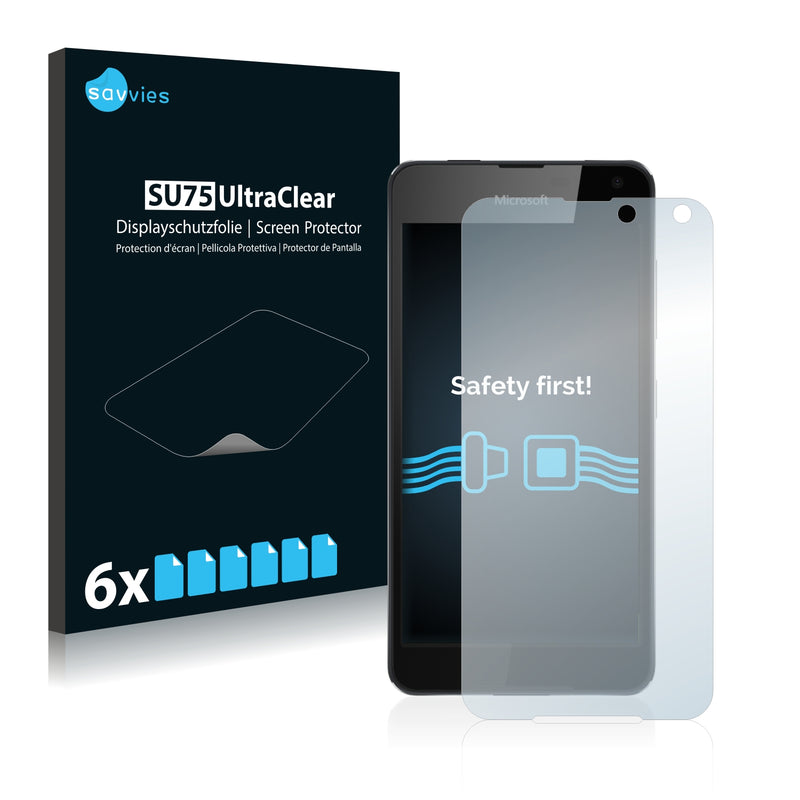 6x Savvies SU75 Screen Protector for Microsoft Lumia 650