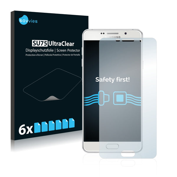 6x Savvies SU75 Screen Protector for Samsung Galaxy A7 2016