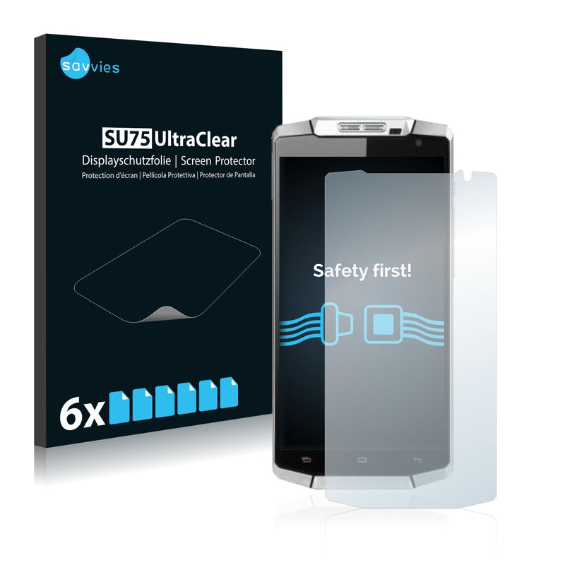 6x Savvies SU75 Screen Protector for Oukitel K10000