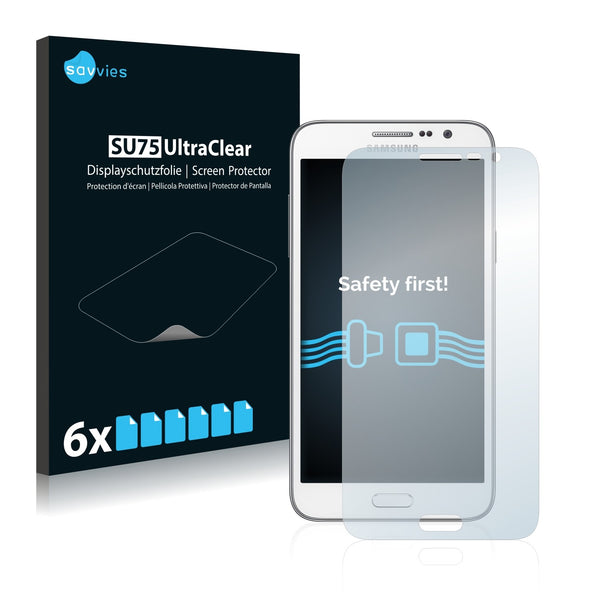 6x Savvies SU75 Screen Protector for Samsung Galaxy Grand 3