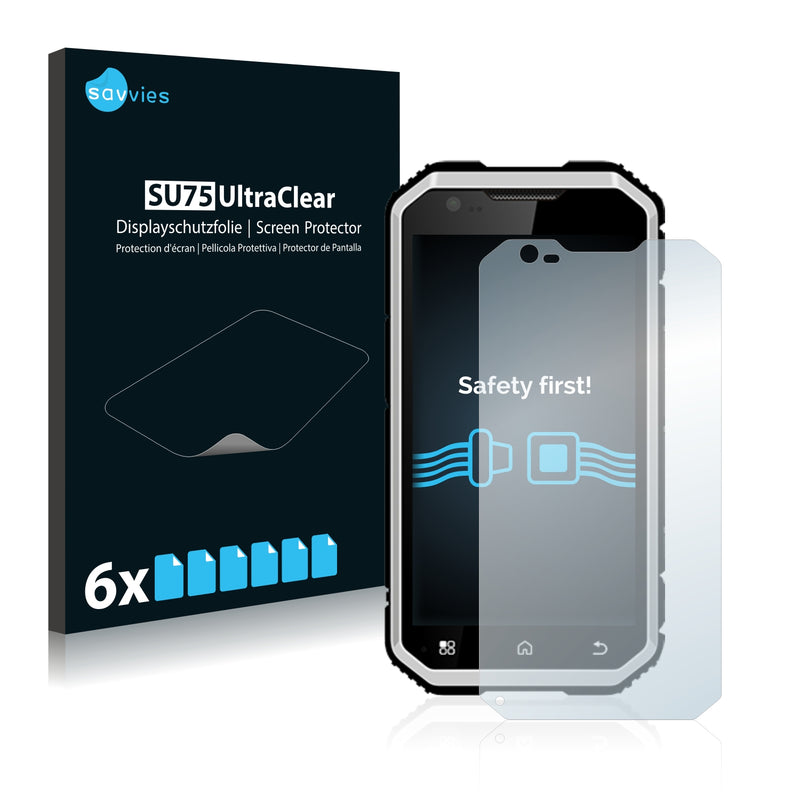 6x Savvies SU75 Screen Protector for MTT Master 4G