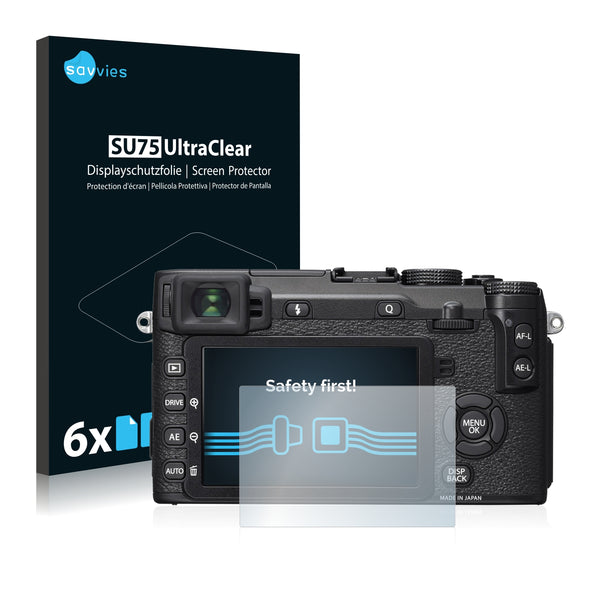 6x Savvies SU75 Screen Protector for FujiFilm X-E2S