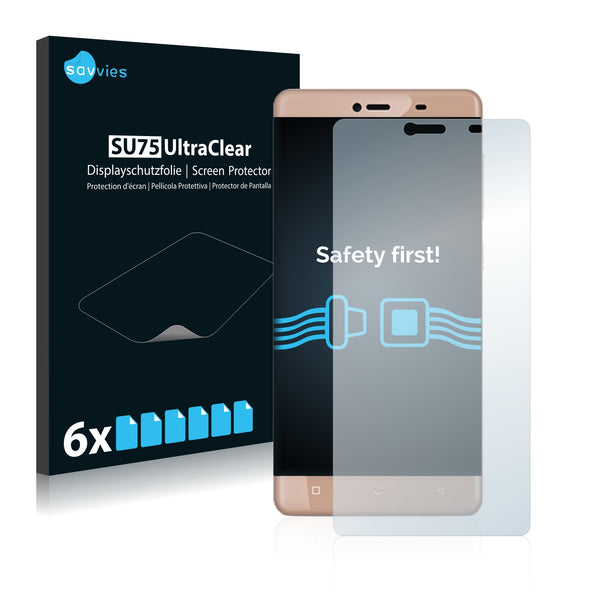 6x Savvies SU75 Screen Protector for Allview P8 Energy Mini