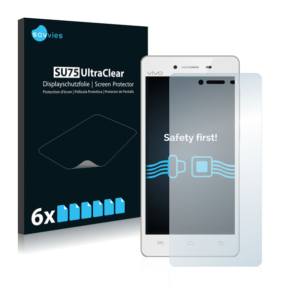 6x Savvies SU75 Screen Protector for Vivo Y51L