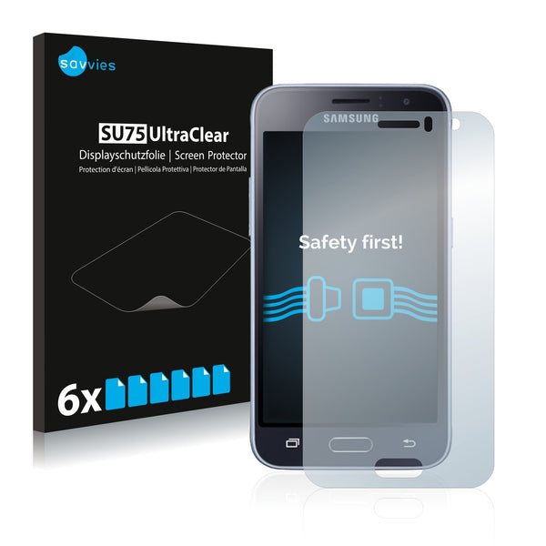 6x Savvies SU75 Screen Protector for Samsung Galaxy J1 2016