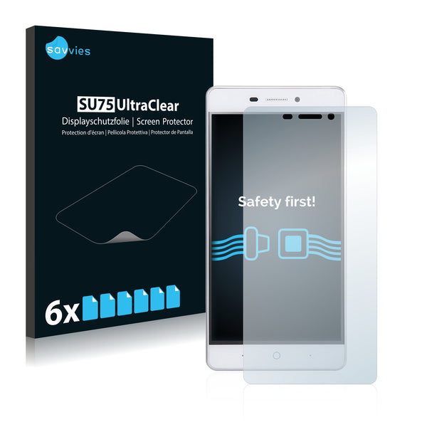 6x Savvies SU75 Screen Protector for ZTE Blade X9