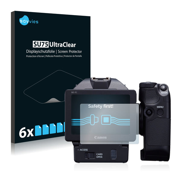 6x Savvies SU75 Screen Protector for Canon Cinema EOS XC10