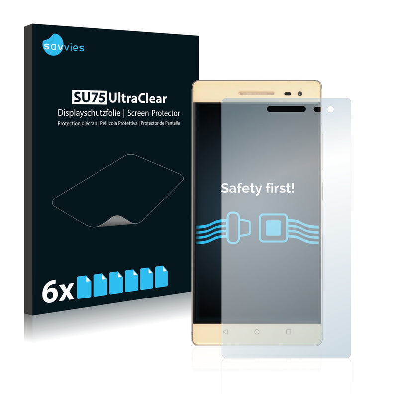 6x Savvies SU75 Screen Protector for Lenovo Phab 2