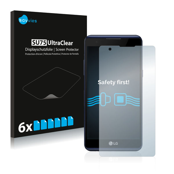 6x Savvies SU75 Screen Protector for LG X Power