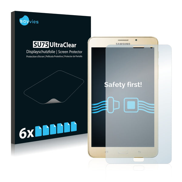 6x Savvies SU75 Screen Protector for Samsung Galaxy Tab J