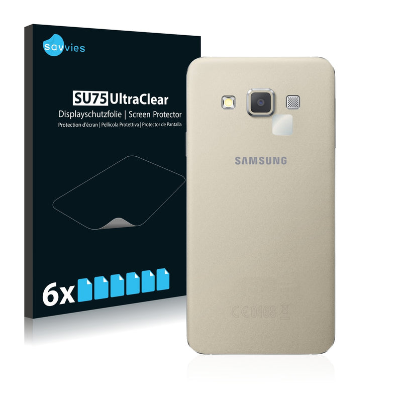 6x Savvies SU75 Screen Protector for Samsung Galaxy A3 (Camera)